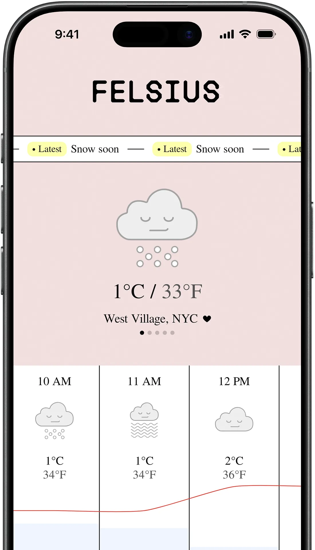 Felsius phone preview